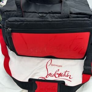 Christian Louboutin LOUBIDEAL sport duffel bag made in Italy